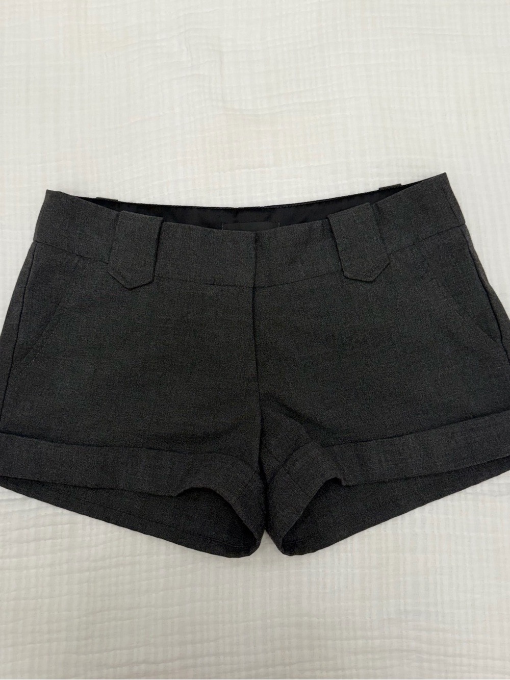 twenty one charcoal gray mini shorts